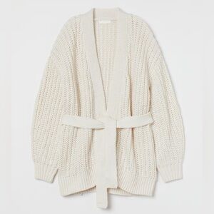 H&M Cardigan with Tie Belt